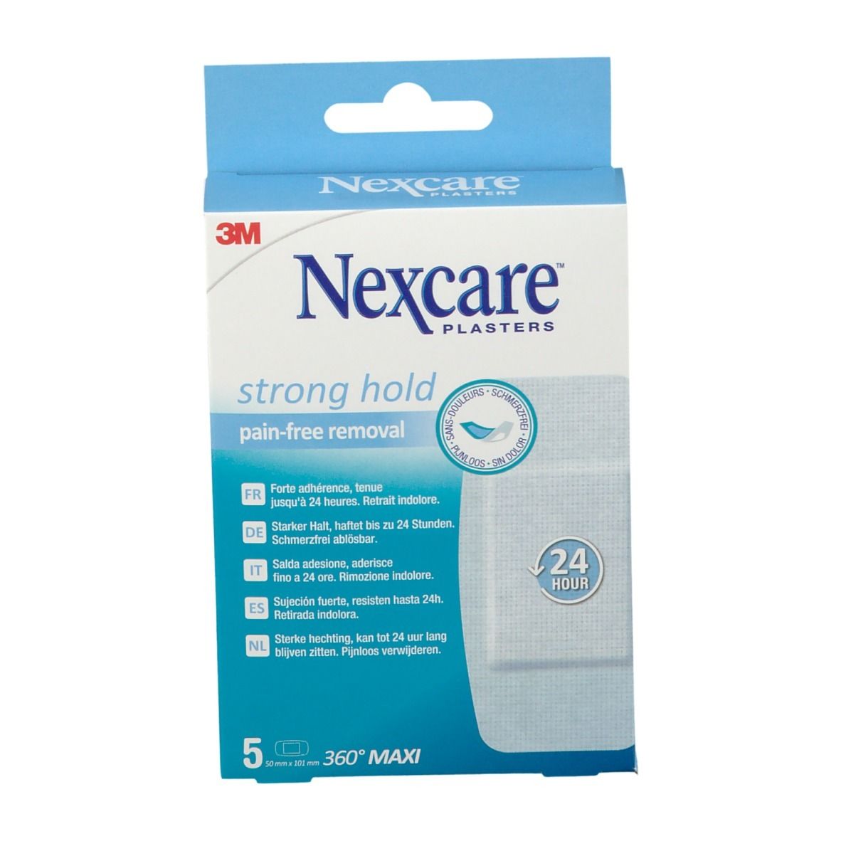Nexcare Strong Hold Pansements 50 x 101 mm