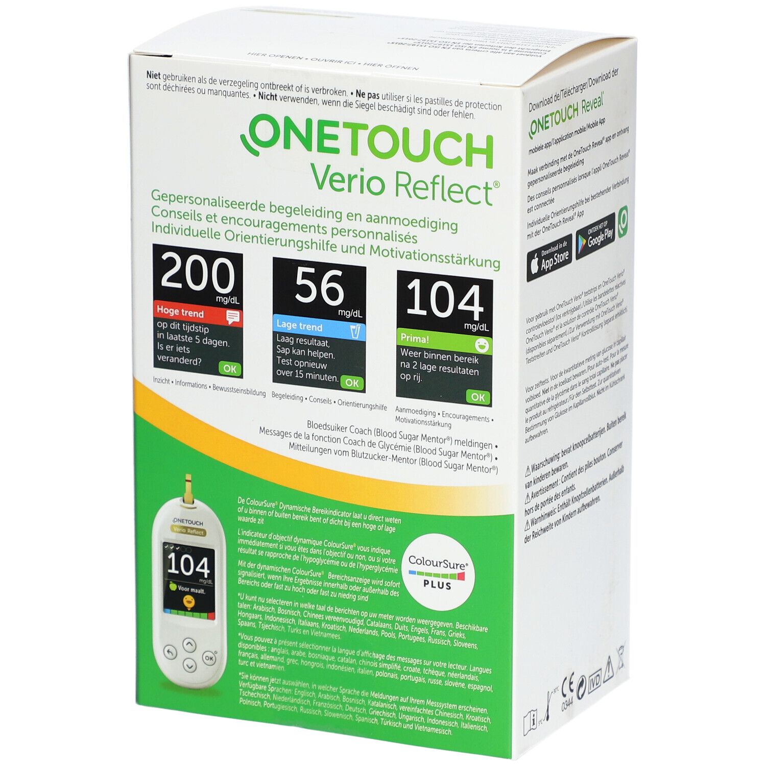 OneTouch Verio Reflect® Kit Système de Surveillance de la Glycémie