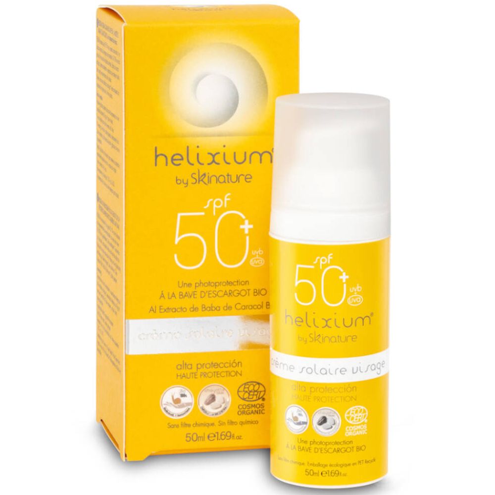 Helixium Crème Solaire Visage SPF50+ Bio