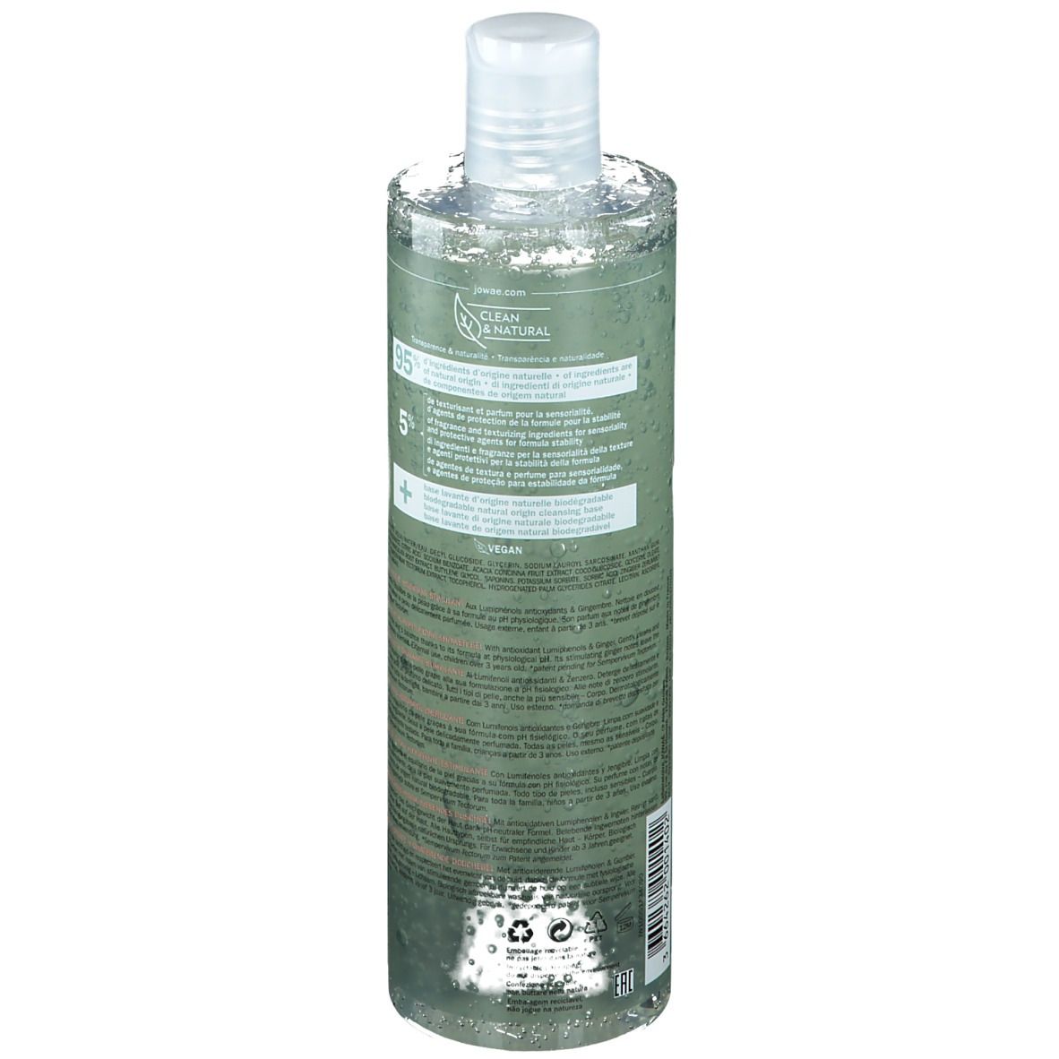Jowaé Gel Douche Hydratant et Stimulant