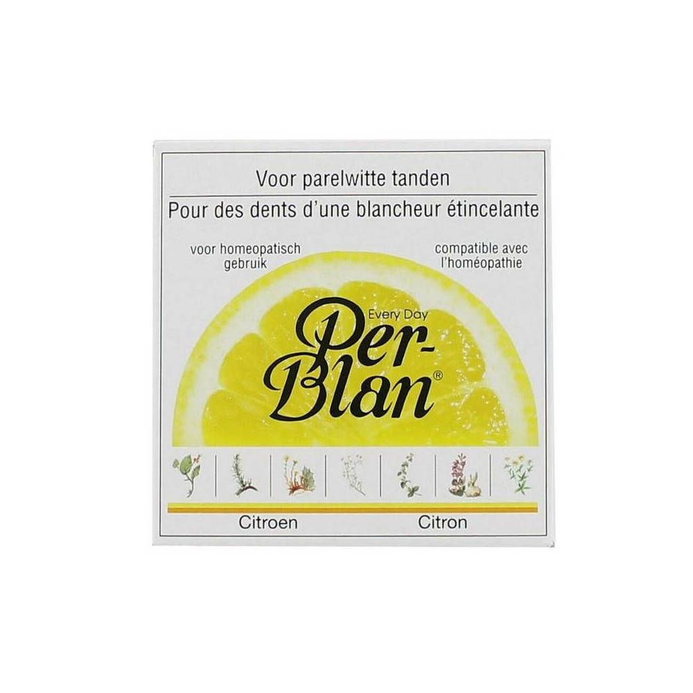 Perblan Poudre Dentifrice Citron
