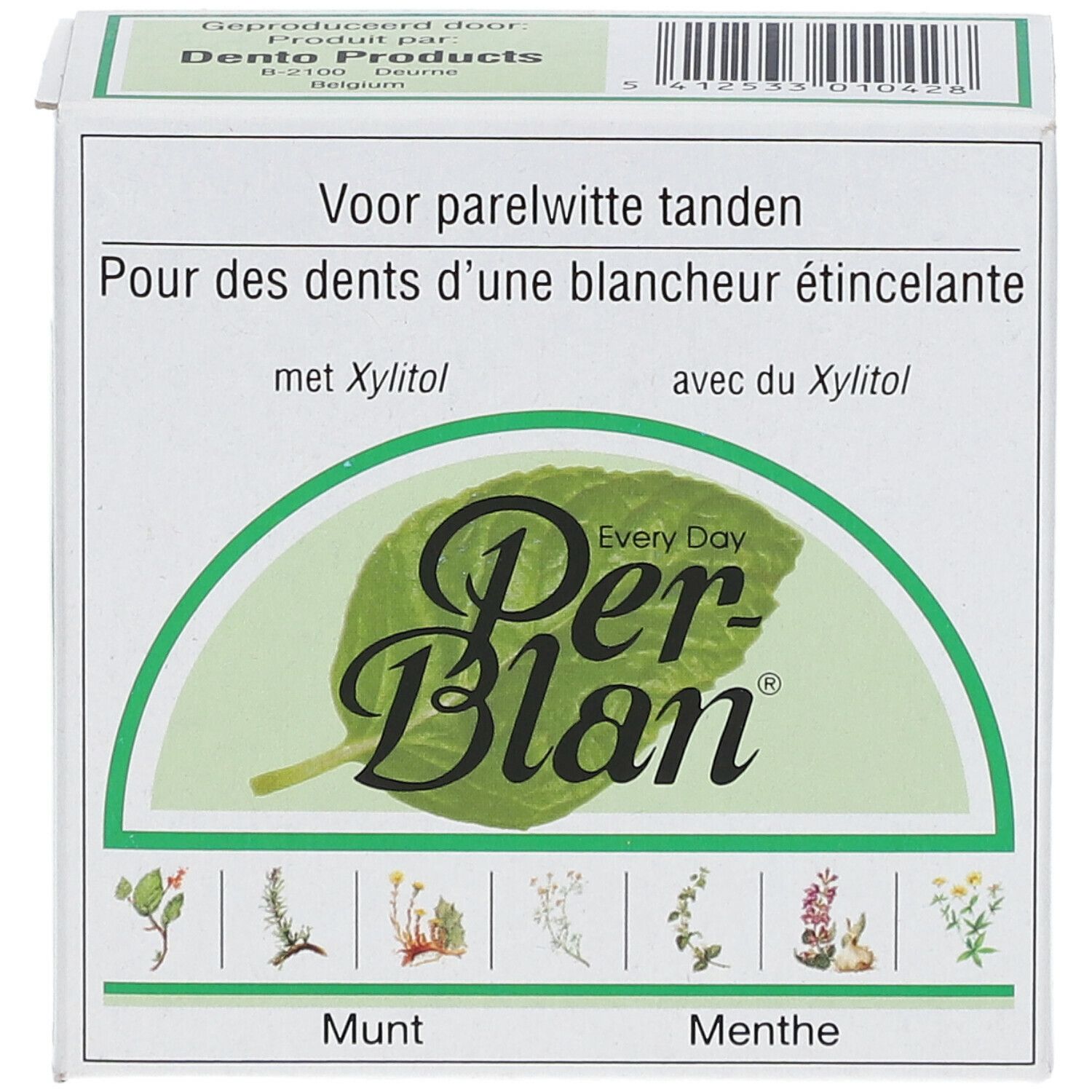 Perblan Poudre Dentifrice Menthe