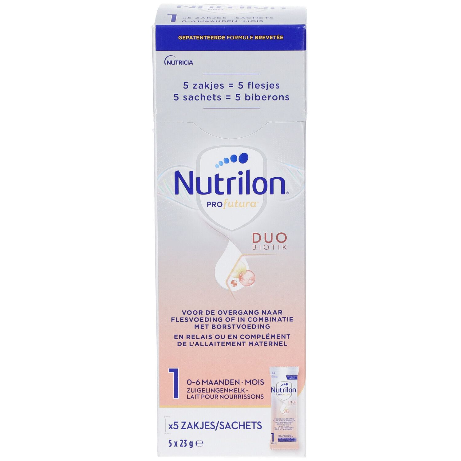 Nutrilon Profutura 1 Lait nourrissons bébé 0 à 6 mois poudre sachets