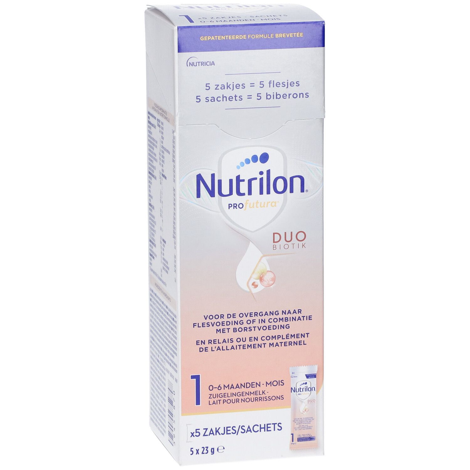 Nutrilon Profutura 1 Lait nourrissons bébé 0 à 6 mois poudre sachets