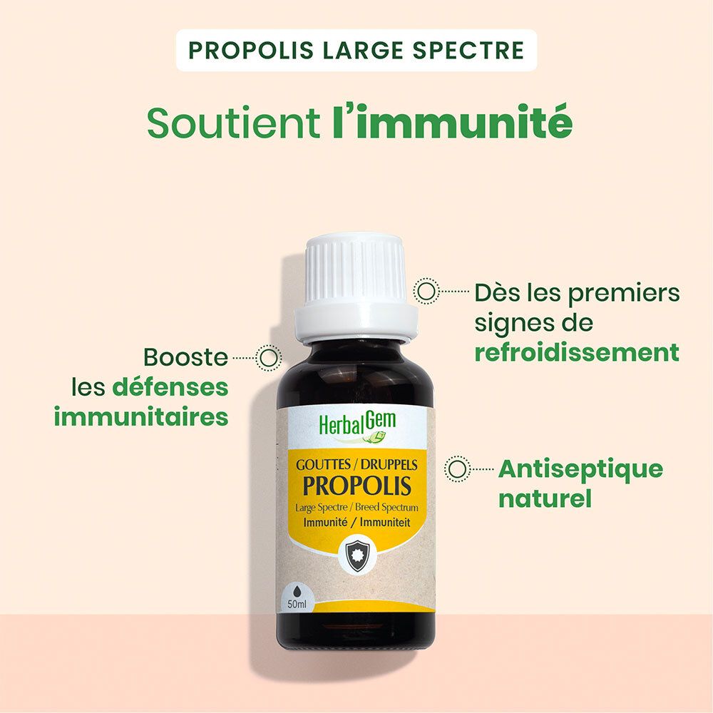 HerbalGem Propolis Large Spectrum Gorge Bio