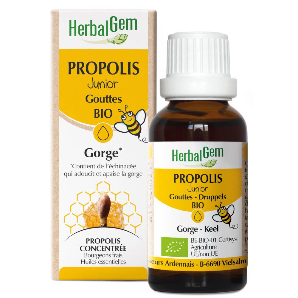 HerbalGem Propolis Junior Bio Gouttes