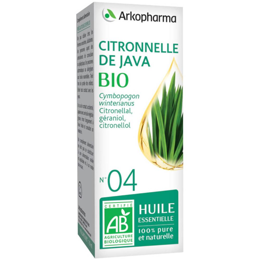 Olfae N°04 Citronelle Java Huile Essentielle Bio