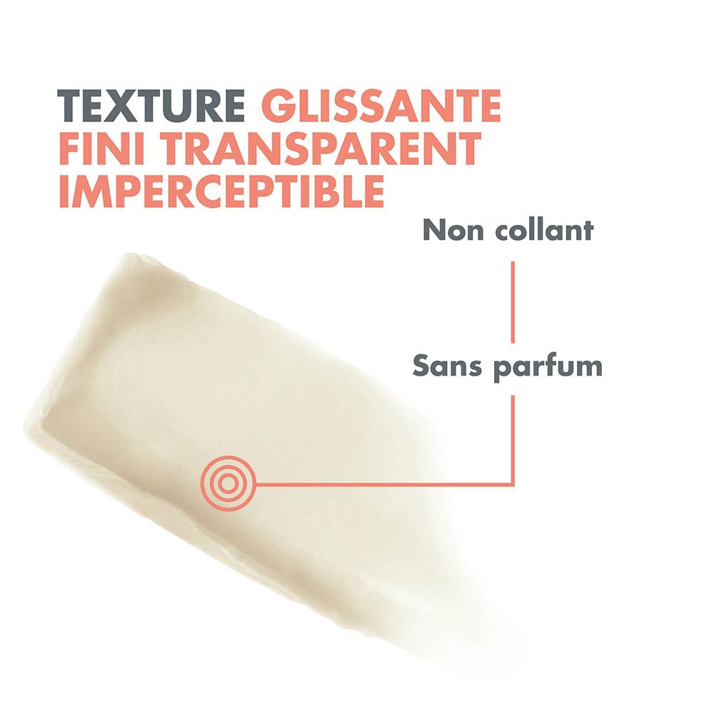 Texture glissante, fini transparent imperceptible, non collant, sans parfum.