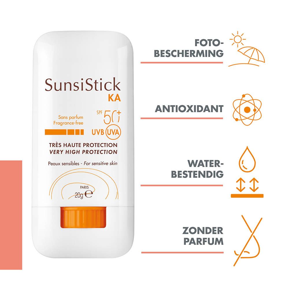 Sunsistick KA zonnebrandstick met SPF 50+, 20g.