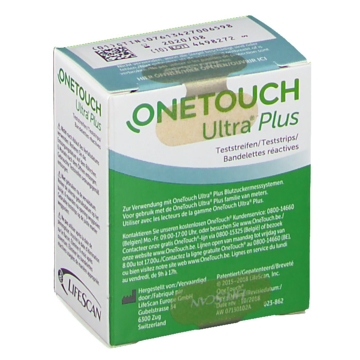 OneTouch Ultra Plus Bandelettes Réactives