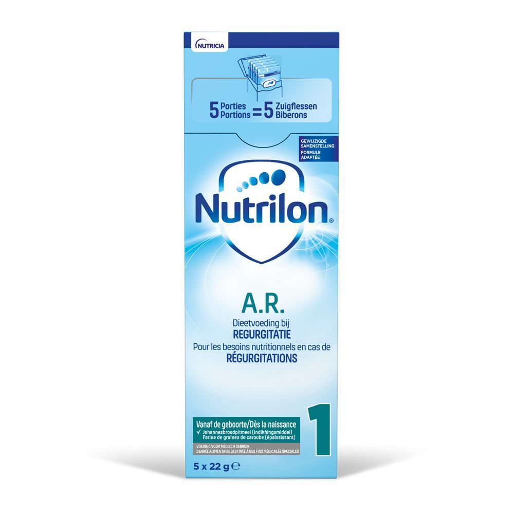 Nutrilon AR 1 en cas de régurgitations Bébé 0-6 mois lait en poudre Sachets 5x22g