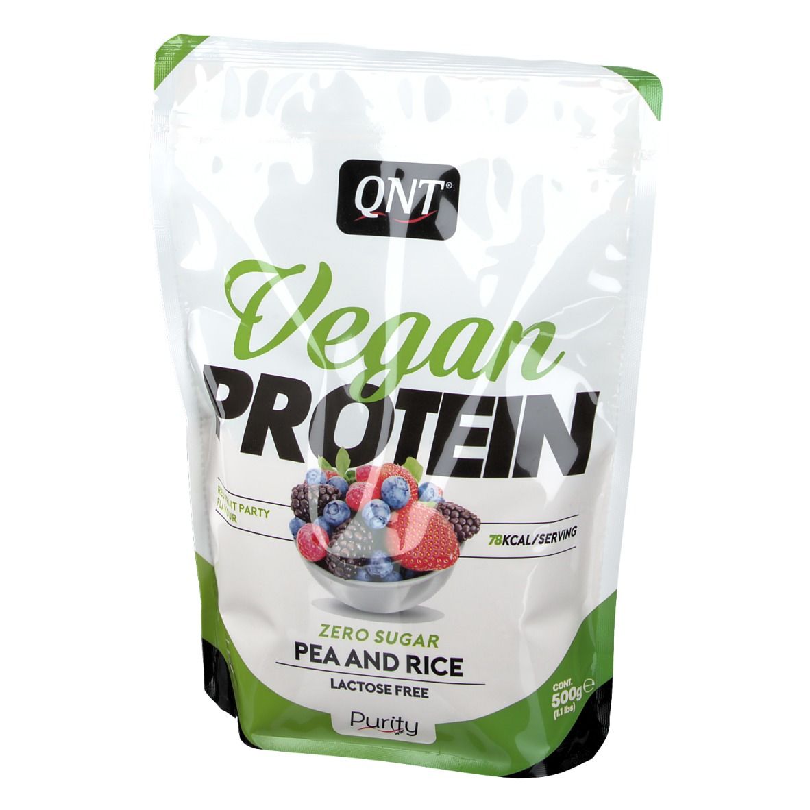 QNT Vegan Protein Rood Fruit