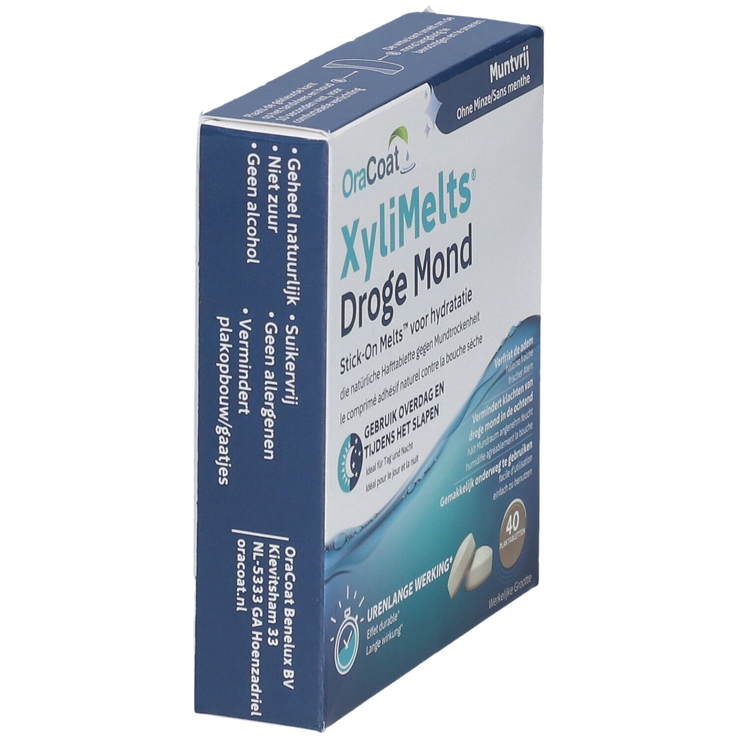 XyliMelts Plaktabletten Droge Mond Muntvrij 2x20 St Farmaline XyliMelts Plaktabletten Droge Mond Muntvrij 2x20 St Farmaline