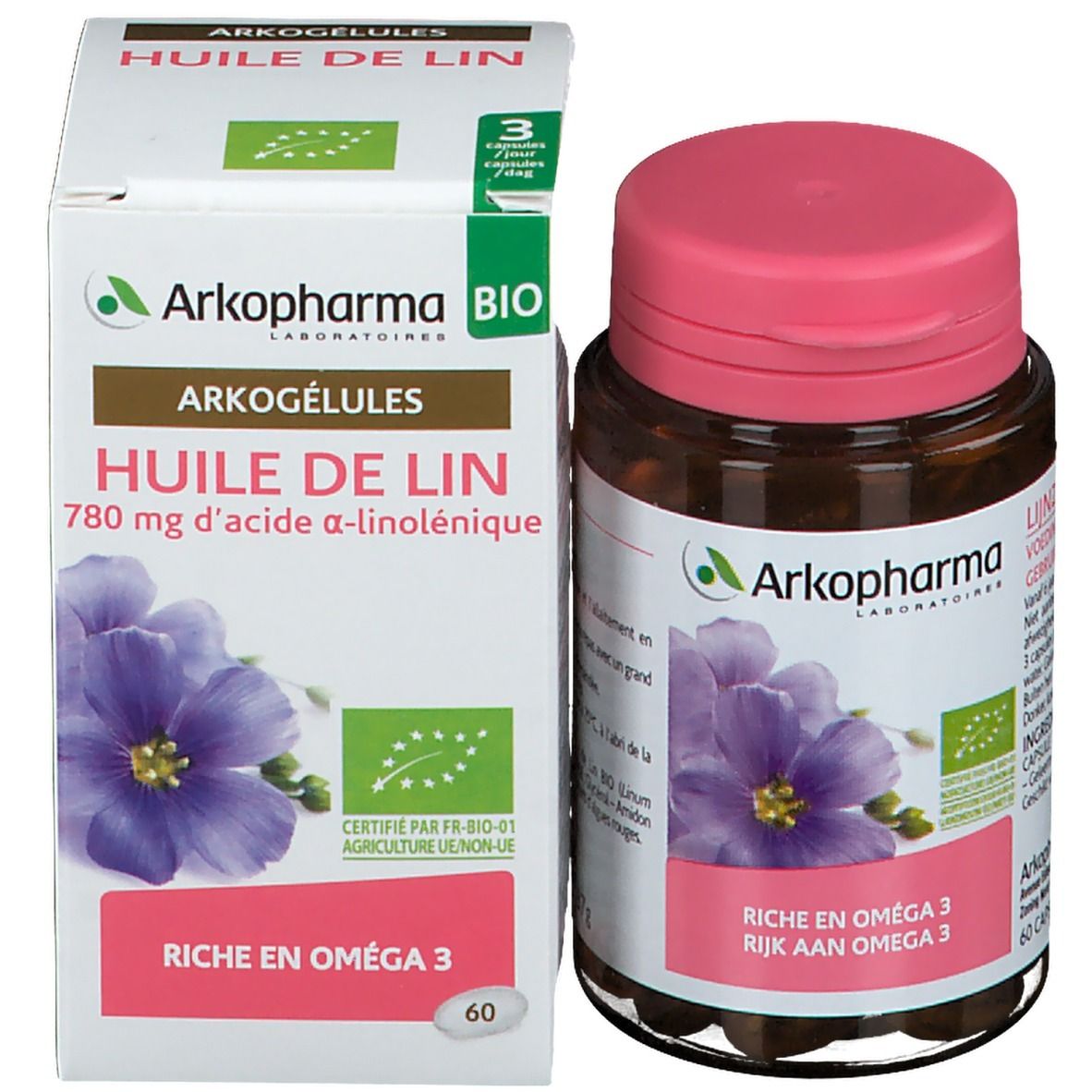 Arkocaps Lijnzaadolie Bio