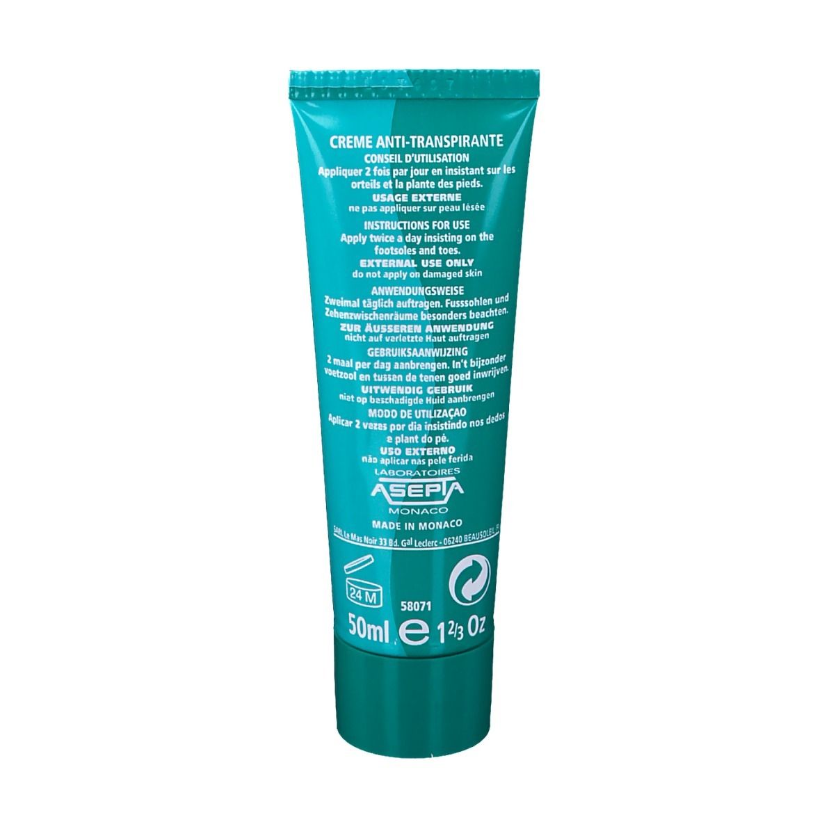Akileïne Crème Anti-Transpirante