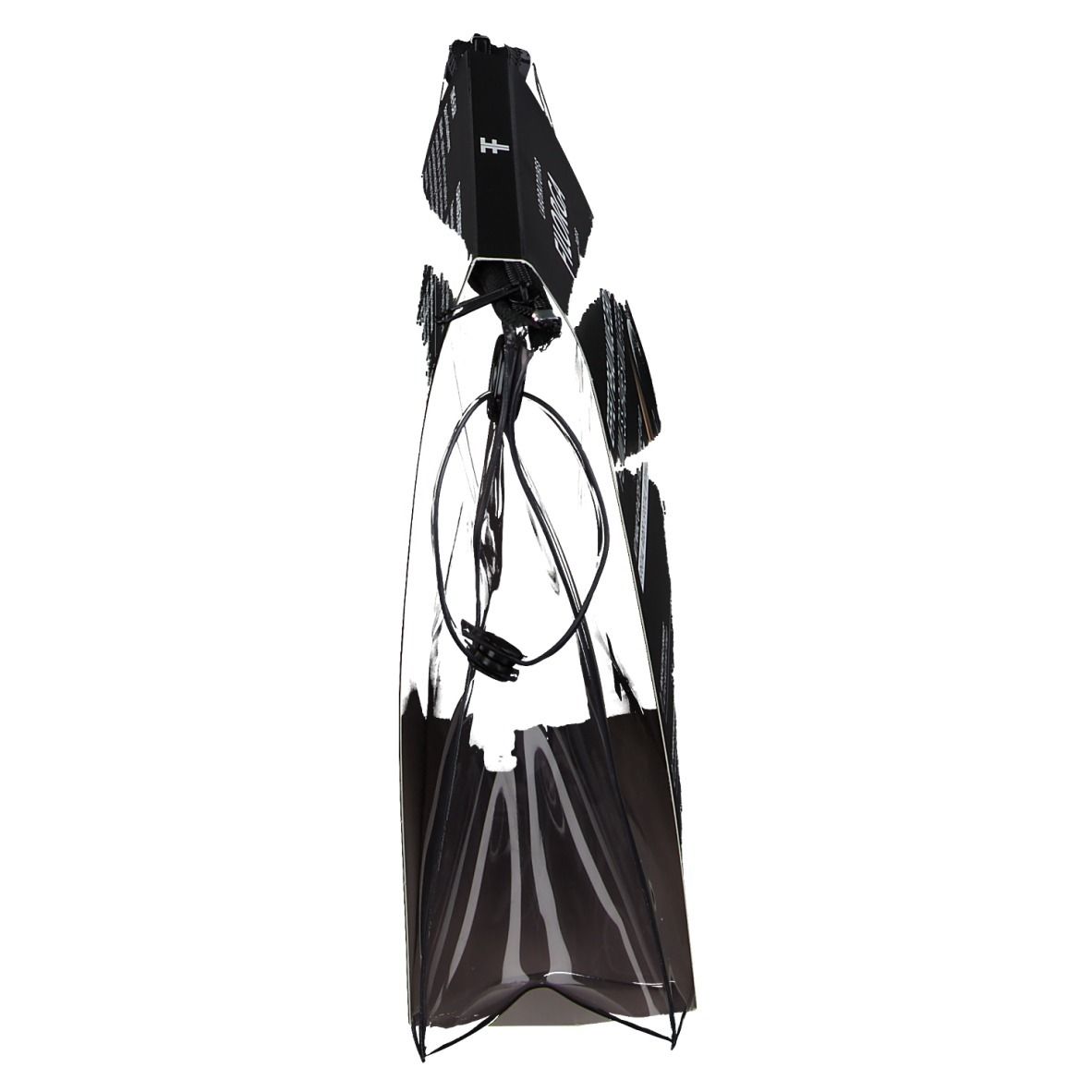 Emballage avec produits. Emballage noir avec produits. Emballage transparent. Contient des produits.