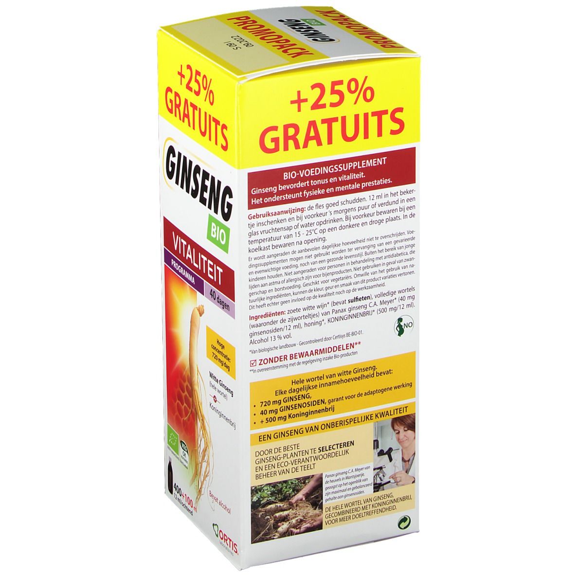 Ortis Ginseng Dynasty Imperial +100ml GRATUITEMENT
