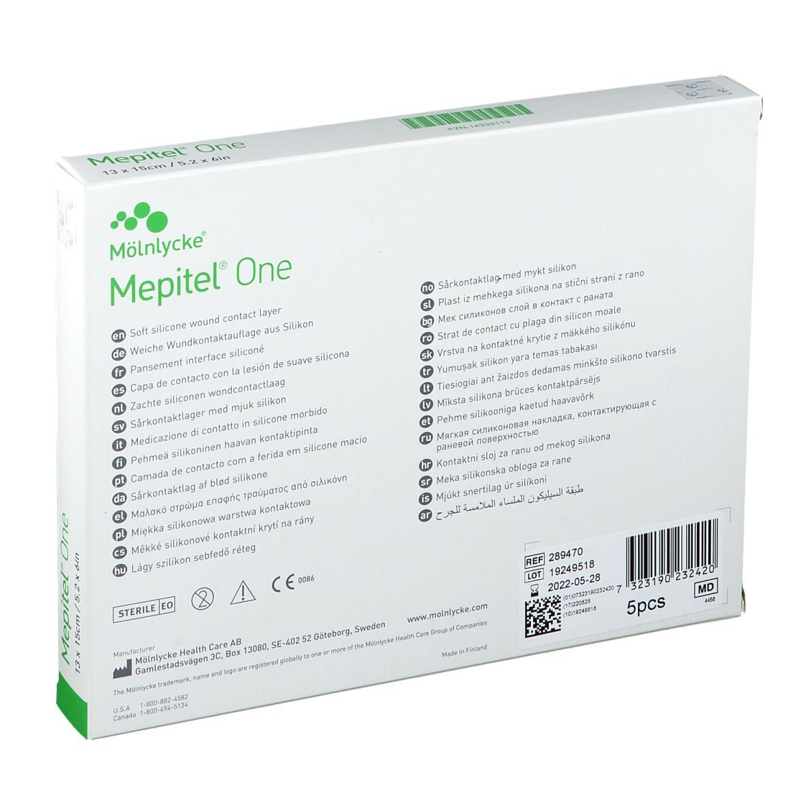 Mepitel One Couche de Contact 13x15cm