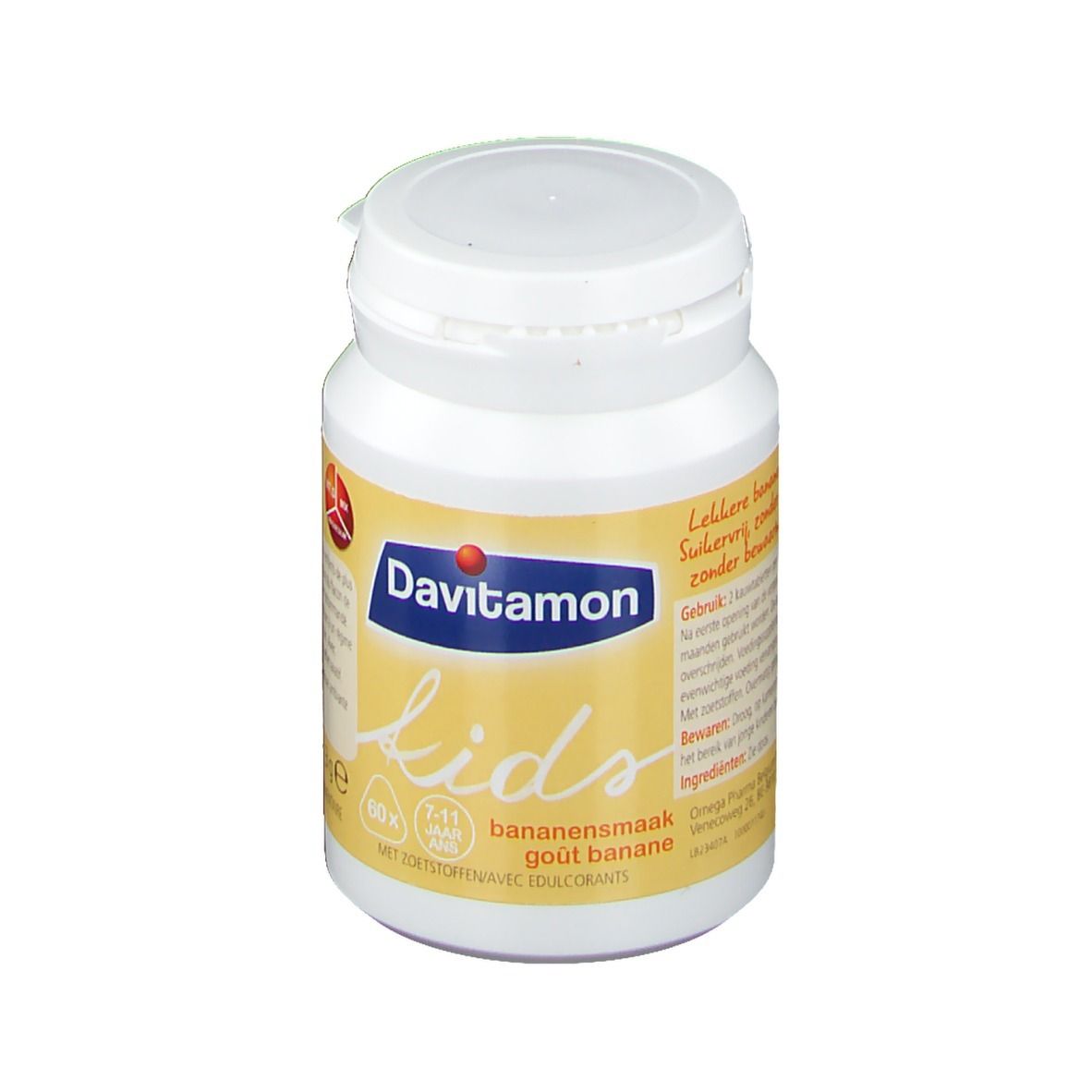 Davitamon Kids Goût Banane Nouvelle Formule