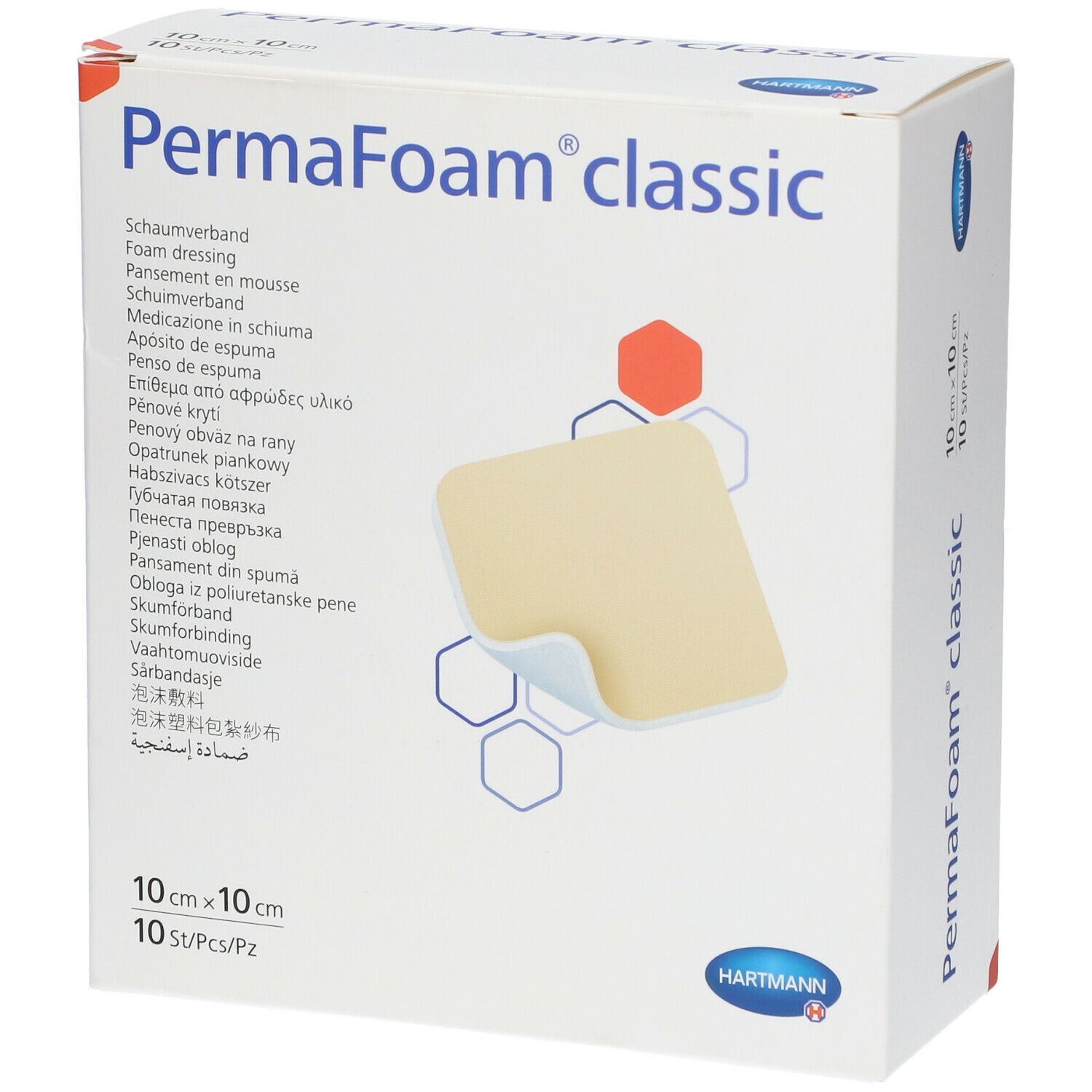 Hartmann Permafoam Classic Schuimverband 10x10cm