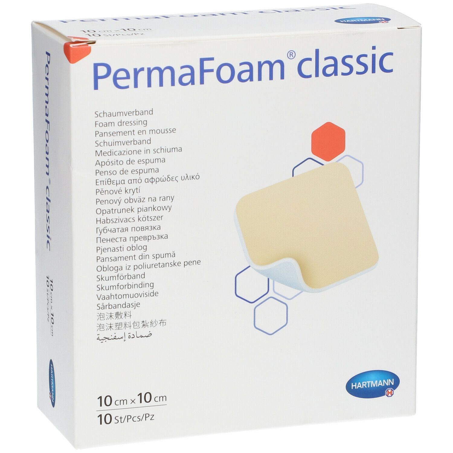 Hartmann Permafoam Classic Schuimverband 10x10cm