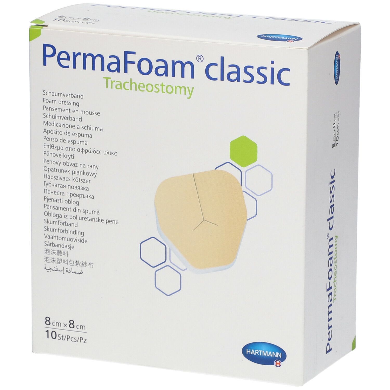Hartmann PermaFoam Tracheostomy 8x8cm