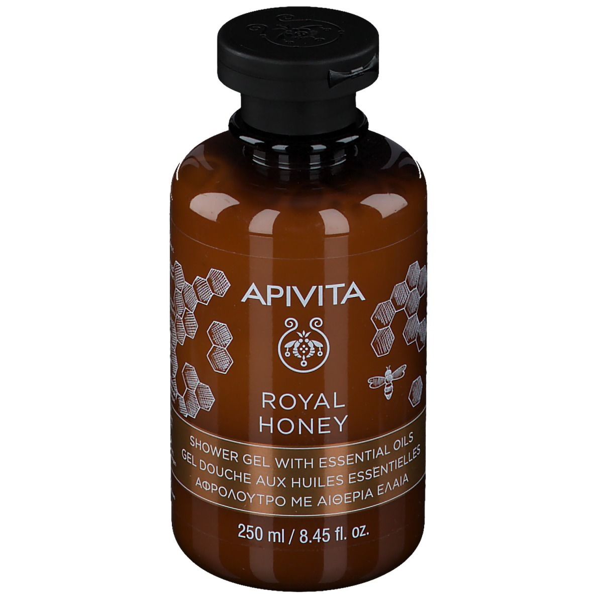 API VITA Royal Honey Douchegel met etherische oliën, 250 ml.
