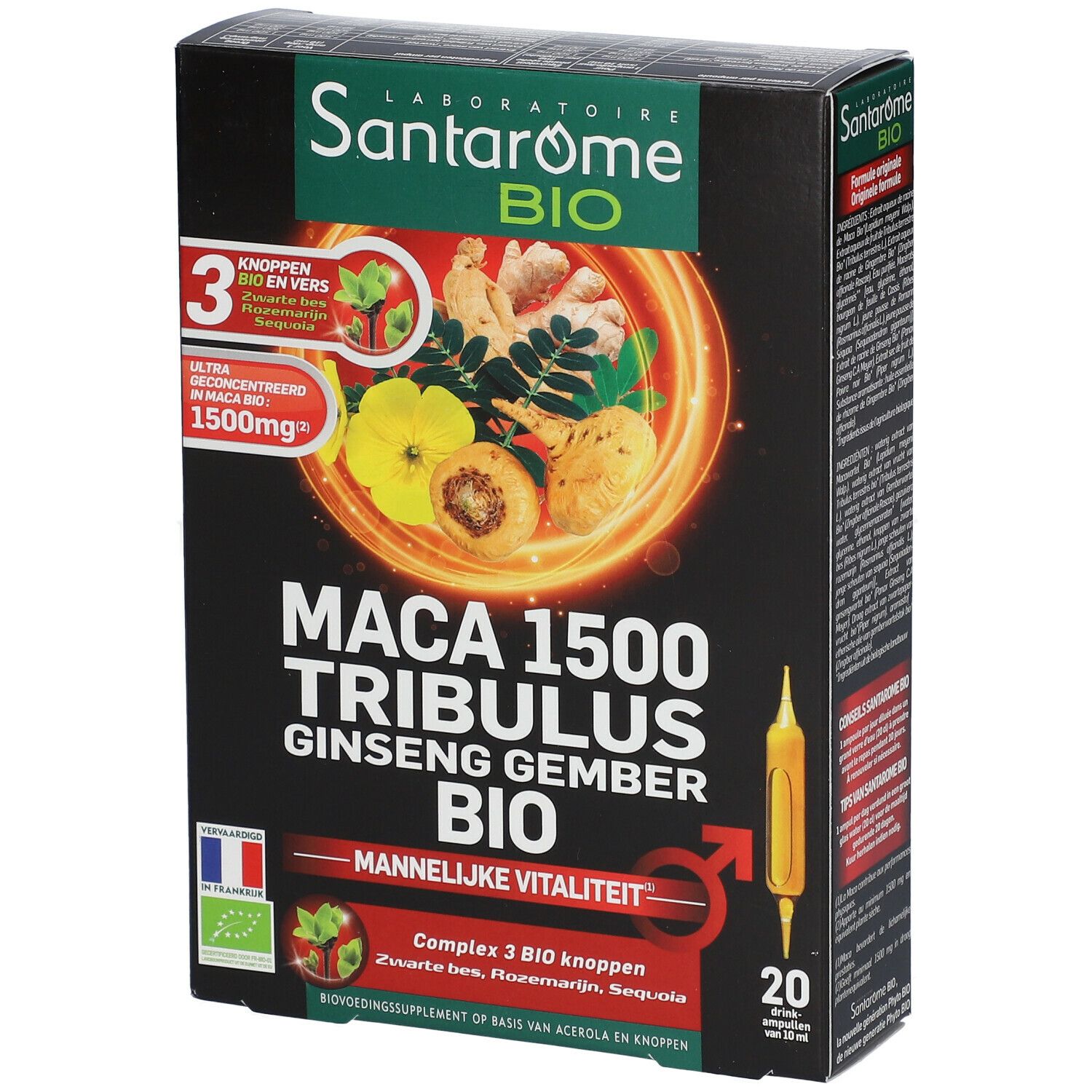 Santarome Maca 1500 Tribulus Bio