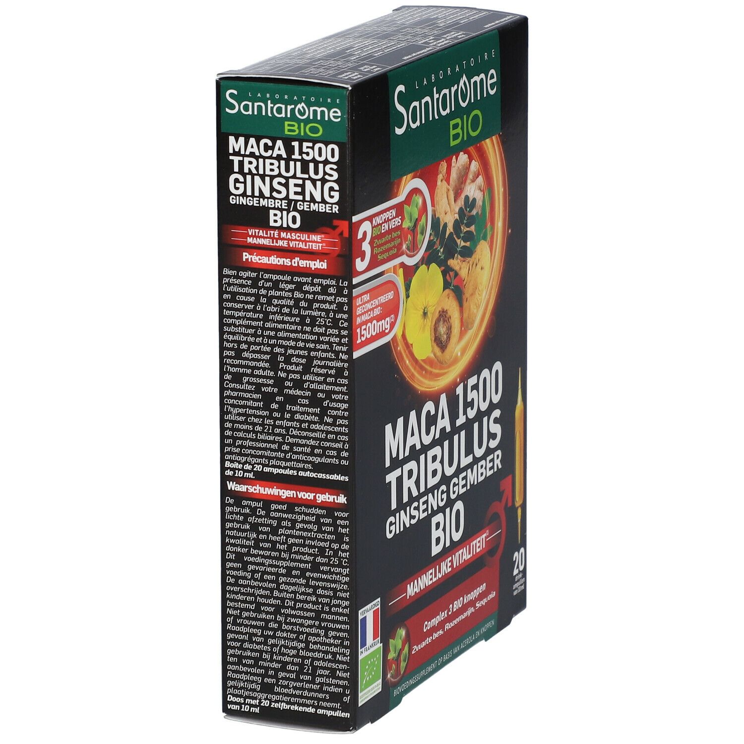 Santarome Maca 1500 Tribulus Bio