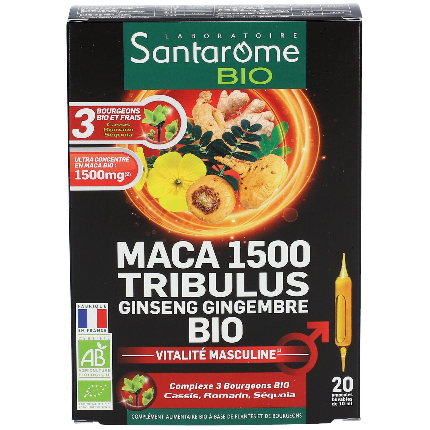 Santarome Maca 1500 Tribulus Bio