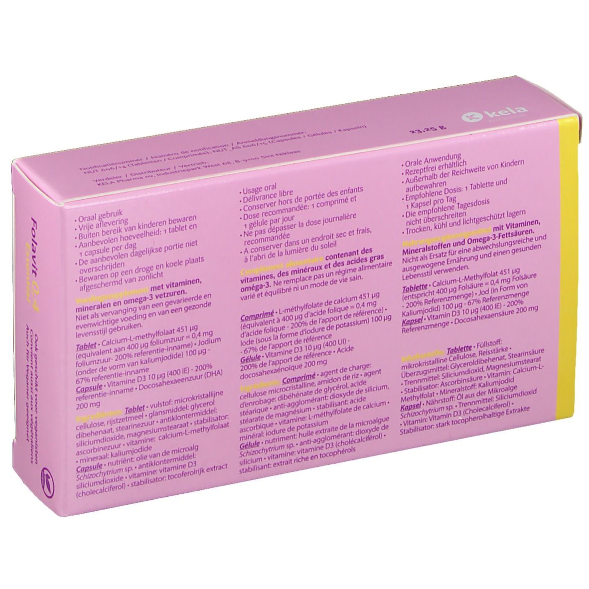 Folavit 0,4 Essential 30 Tabletten + 30 Capsules