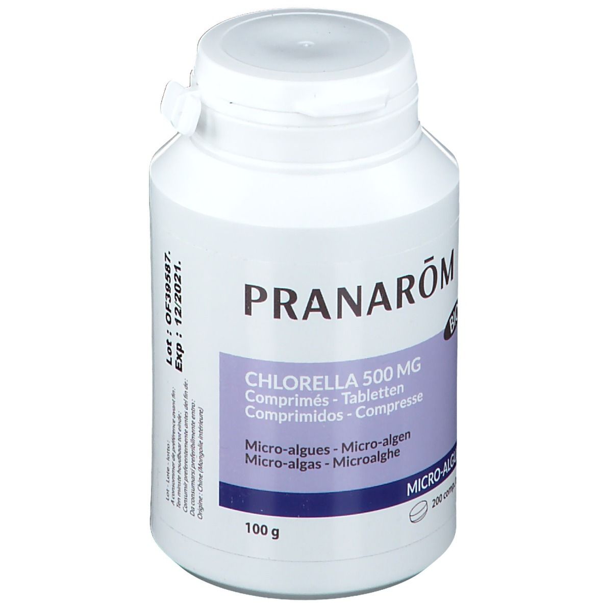Pranarôm Chlorella 500mg Bio