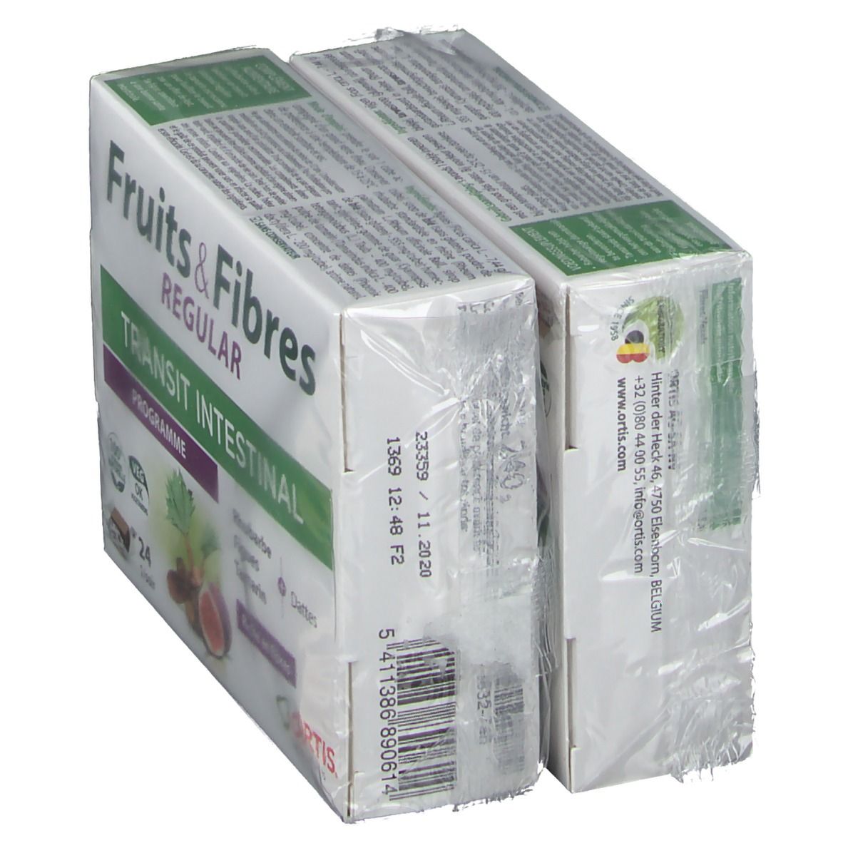 Ortis® Vruchten & Vezels Regular Blokjes DUO