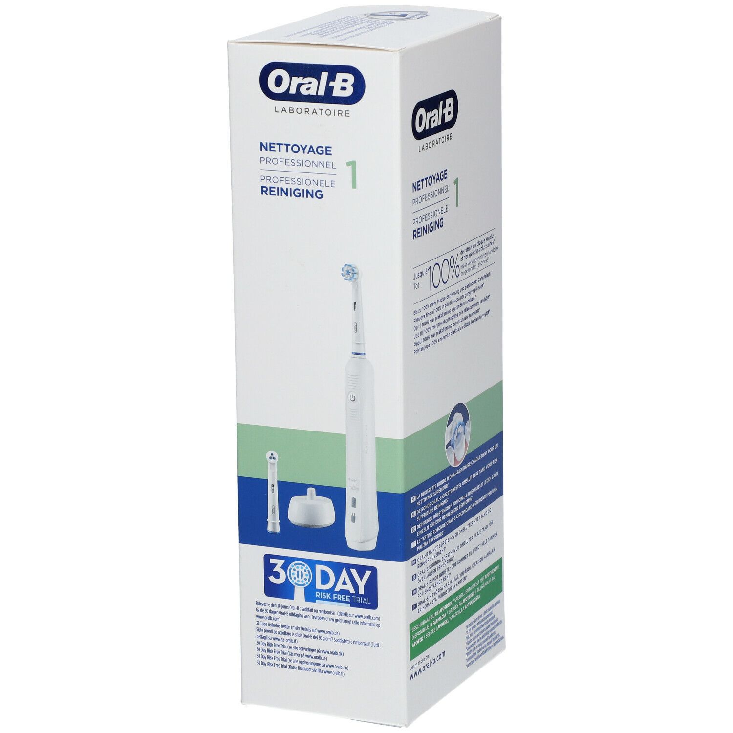 Oral B Professional 1 Soin Gencives Brosse à Dents Électrique Blanche