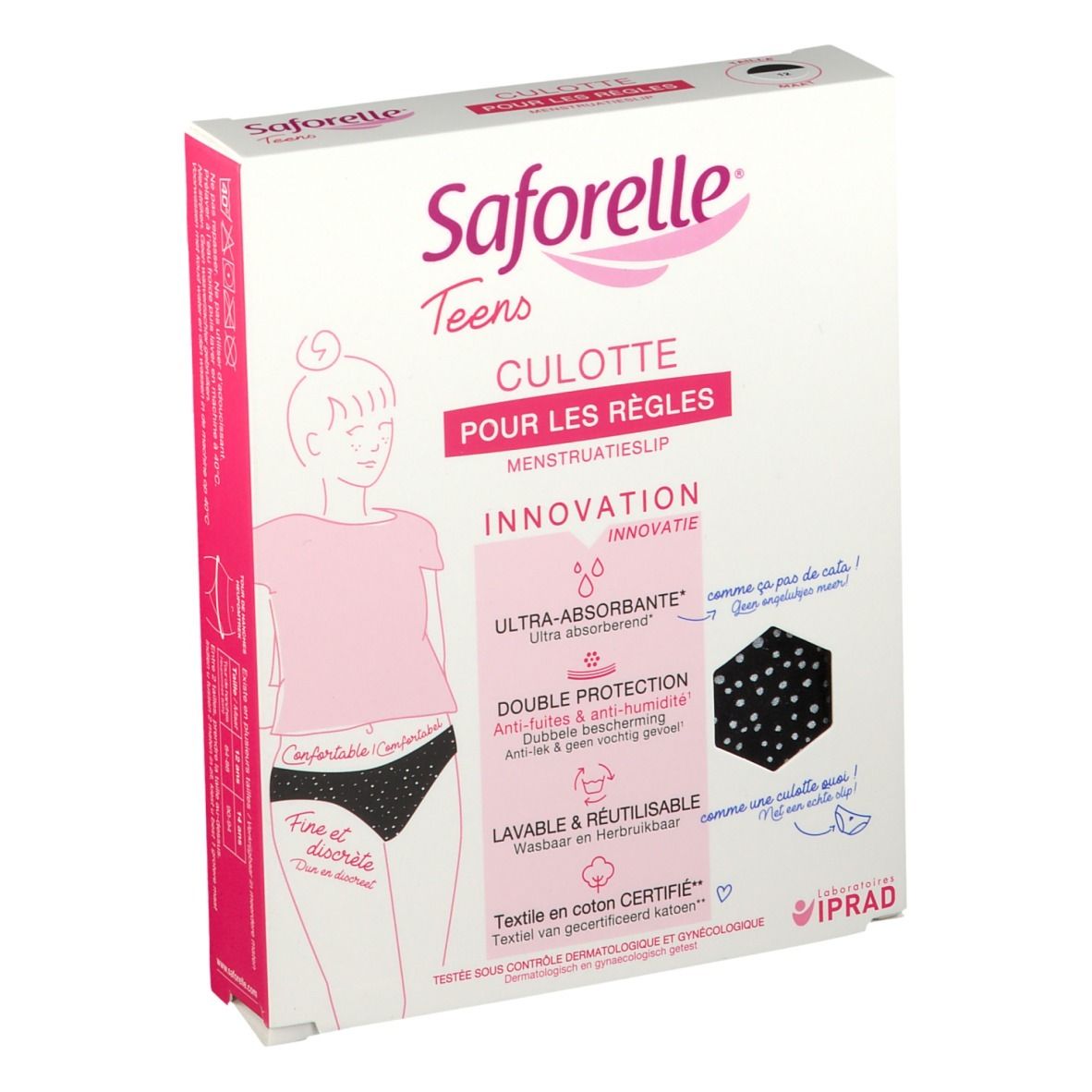 Saforelle® Teens Menstruatieslip 12 Jaar