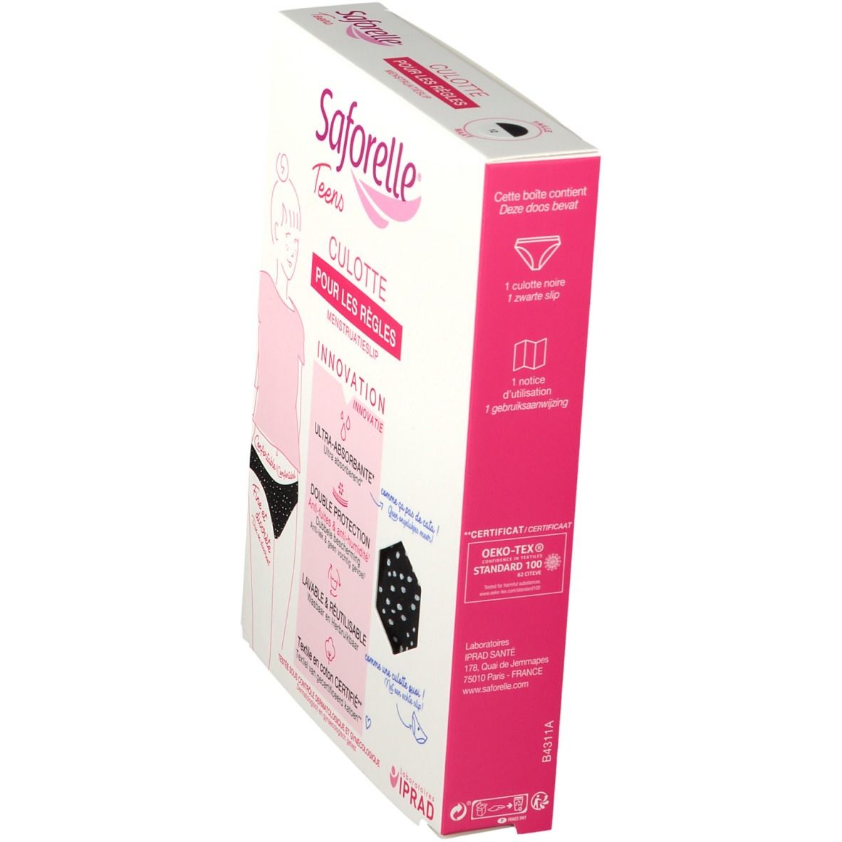 Saforelle® Teens Menstruatieslip 12 Jaar