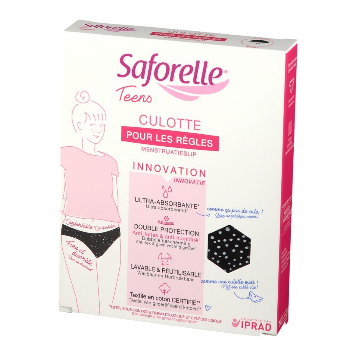 Saforelle® Teens Menstruatieslip 12 Jaar