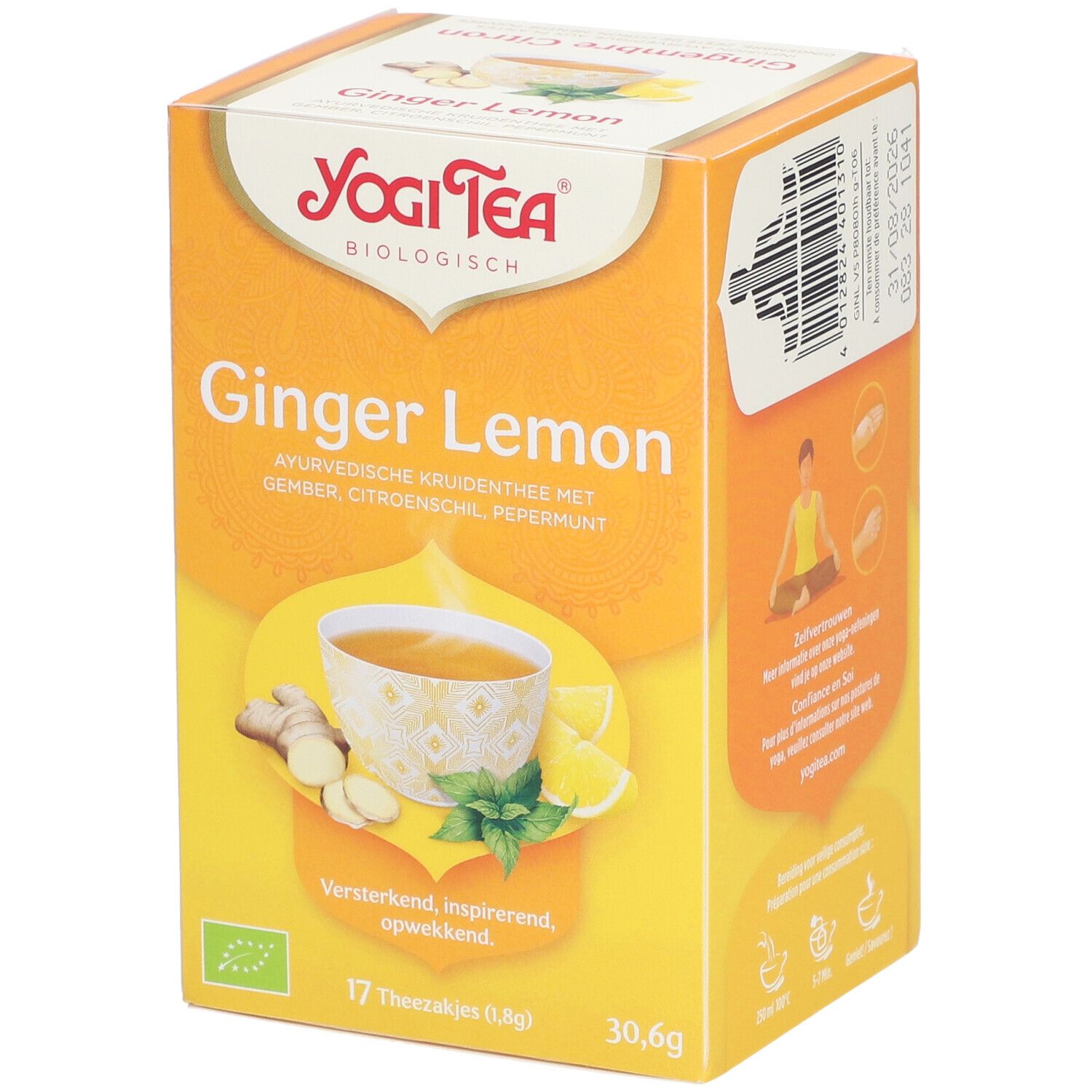 Yogi Tea® Ginger Lemon 17 St - Farmaline