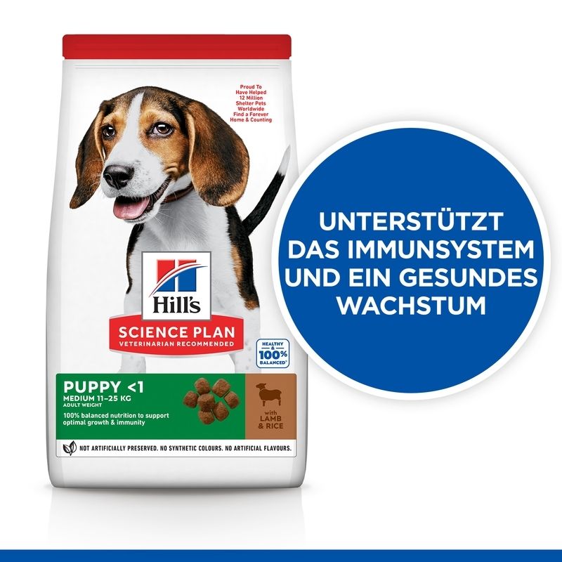 Hill's Science Plan Canine Medium Puppy Lam en Rijst