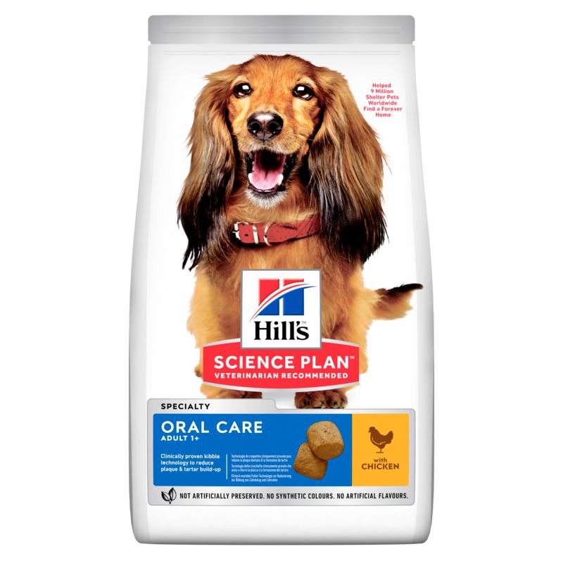 Hill's Science Plan Canine Adult Oral Care met Kip