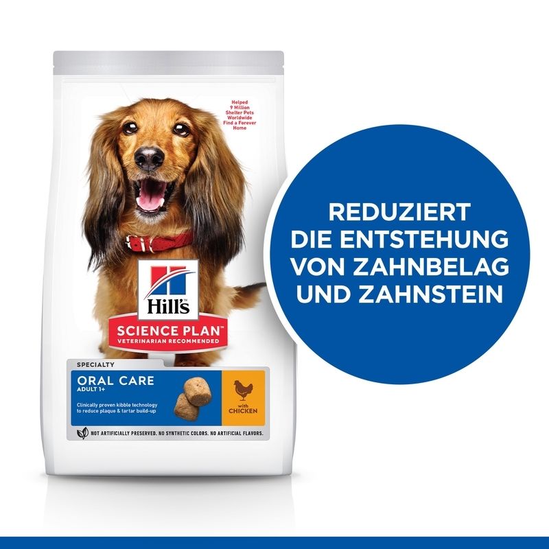 Hill's Science Plan Canine Adult Oral Care met Kip