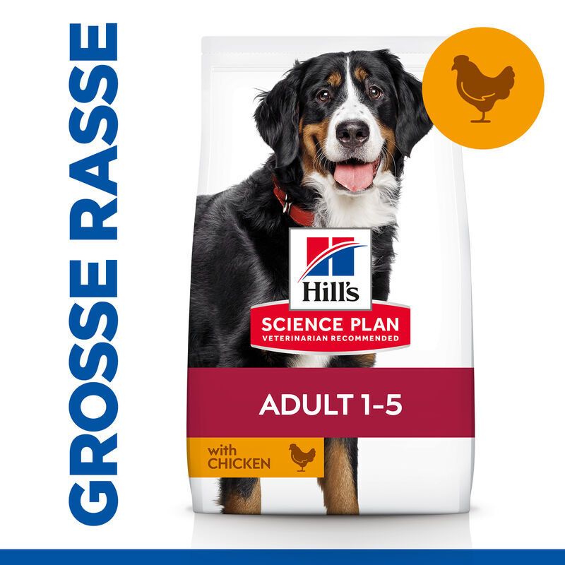Hill's Science Plan Canine Adult Advanced Fitness Grote Hond met Kip