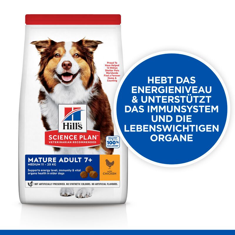 Hill's Science Plan Canine Mature Medium Chien au Poulet