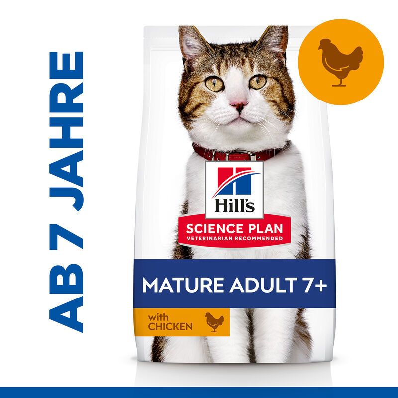 Hill's Science Plan Feline Mature 7+ met Kip