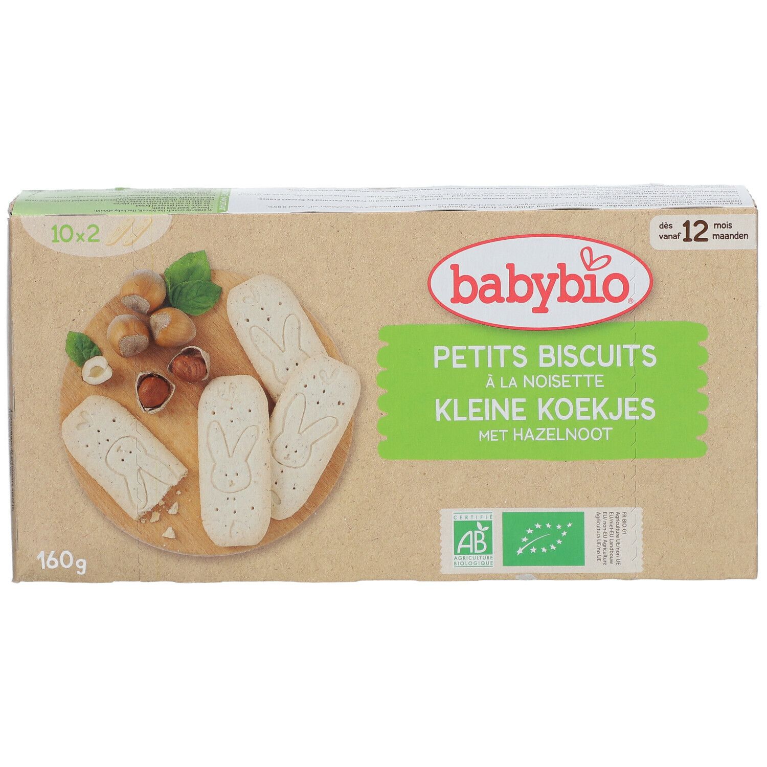 Biscuits Bébé - Noisette