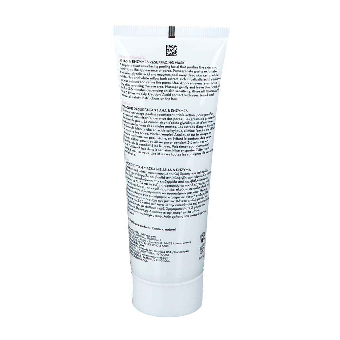 Korres KF Masque AHA Grenade & Enzymes