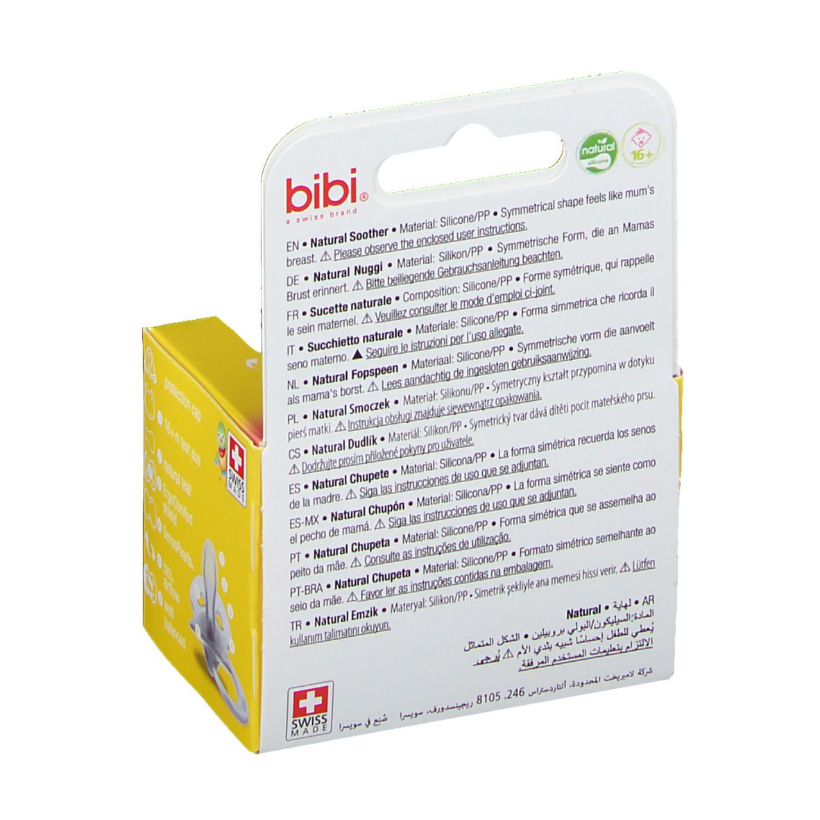 Bibi Fopspeen Happiness Favourites Natural 16 Maanden+