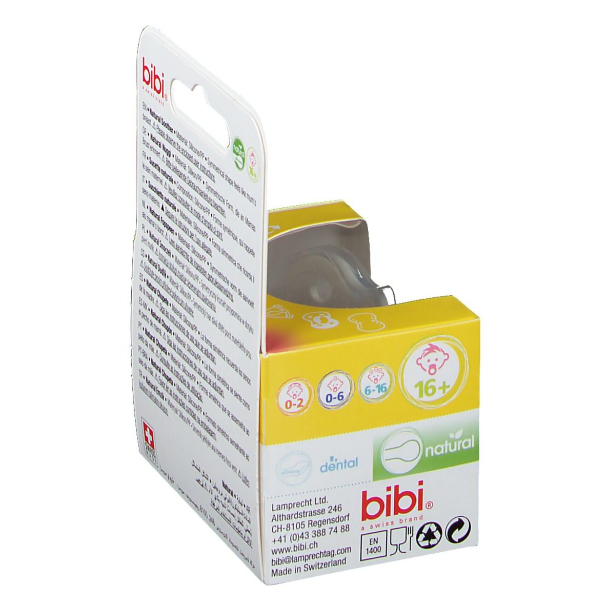 Bibi Fopspeen Happiness Favourites Natural 16 Maanden+