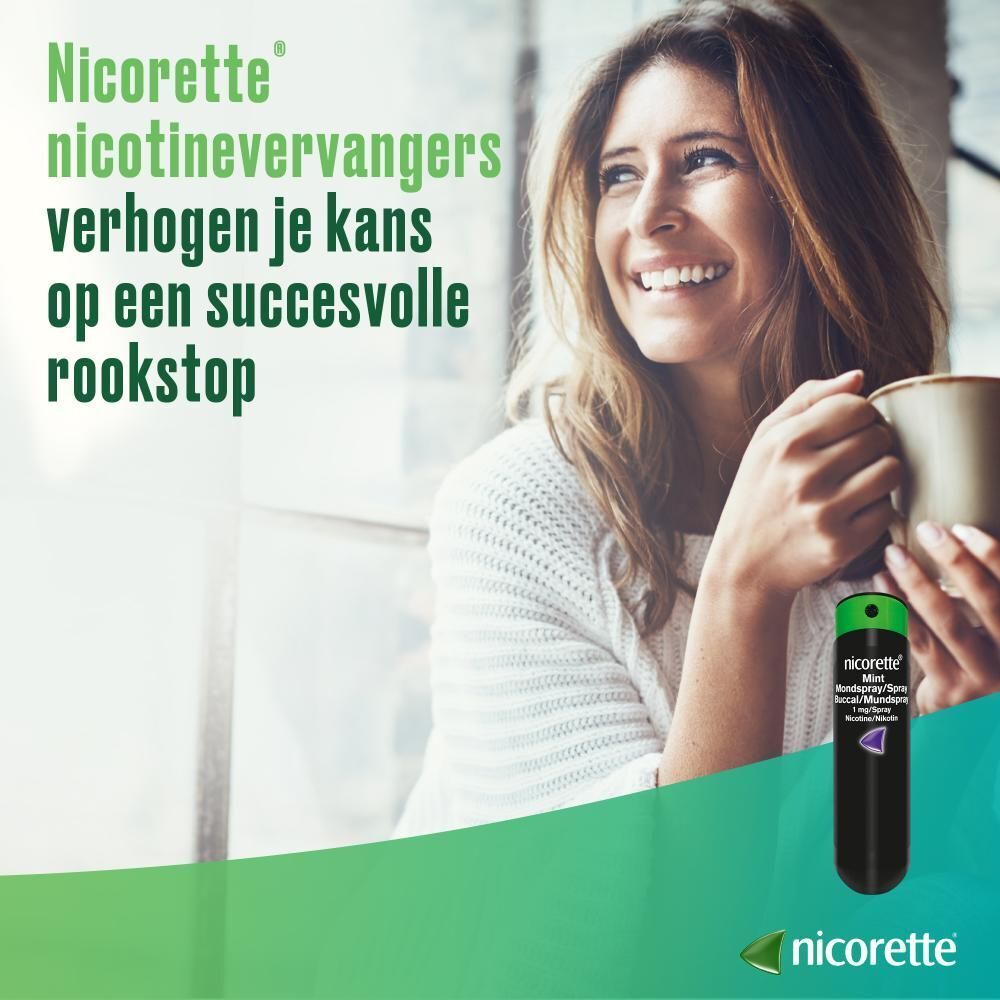 Nicorette® Fruit & Mint Mondspray 1mg/Spray - DUO