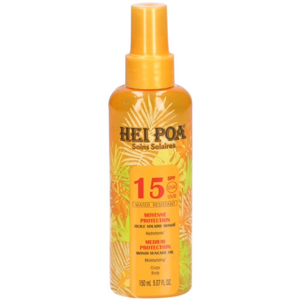Hei Poa Monoi Huile Solaire SPF15